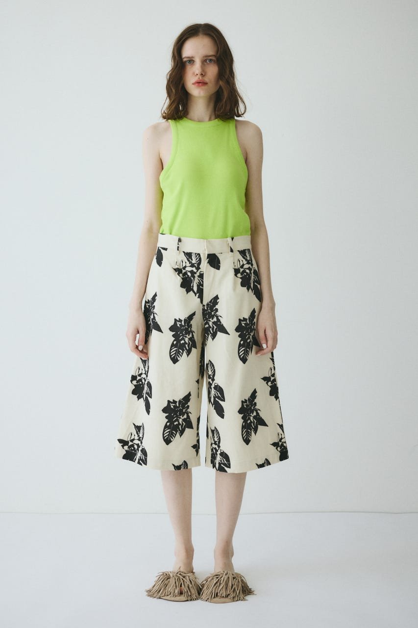 HeRIN.CYE Loose wide half pants ヘリンドットサイ パンツ その他のパンツ ブラック レッド