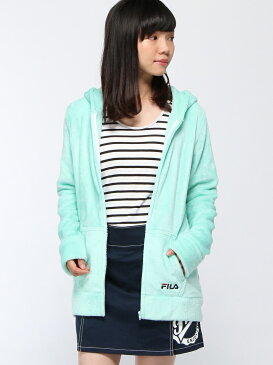 【SALE／70%OFF】FILA (W)水泳 ふわもこタオルパーカー ニッキー スポーツ/水着 スポーツウェア ブルー