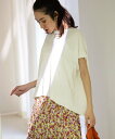 【SALE/50%OFF】組曲 【洗える・型崩れしにくい】CHAI ニットTシャツ クミキョク トップス ニット ネイビー ピンク ホワイト レッド【送料無料】
