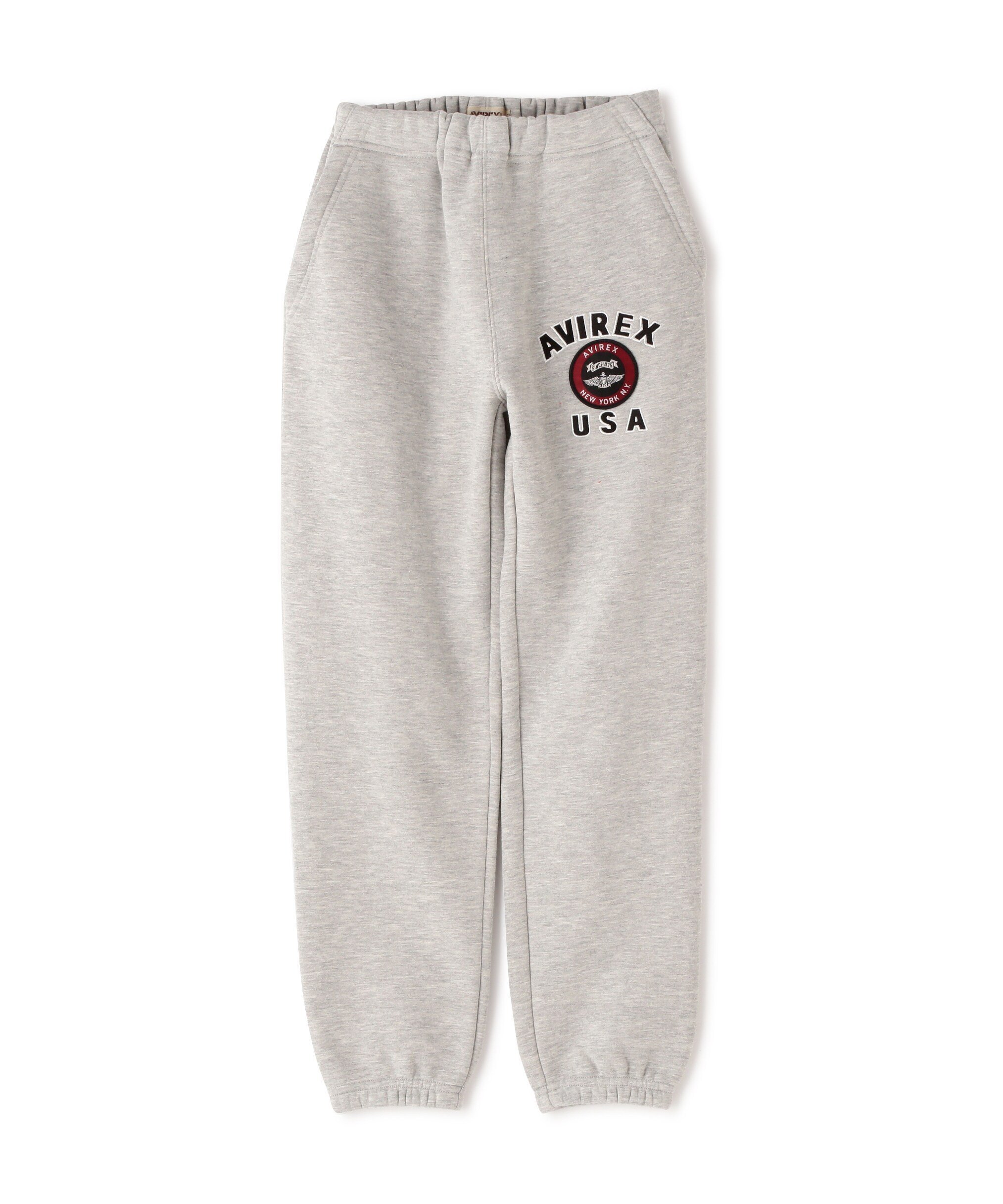 AVIREX sKIDS / LbYt VARSITY LOGO SWEAT PANTS / @[VeB S XEFbg pc / AVIREX ABbNX pc ̑̃pc ubN IWyz