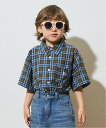 【SALE/5%OFF】b・ROOM 【セットアップ可能】ビッグシルエットアソート半袖シャツ ナルミヤオンライン トップス シャツ・ブラウス ベージュ ホワイト...