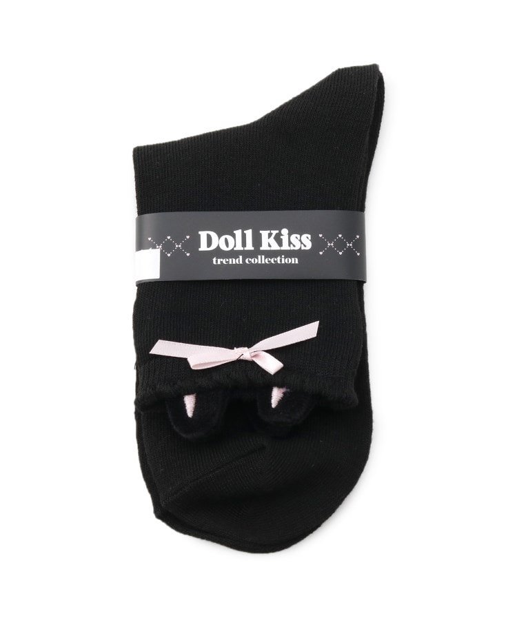 Doll Kiss ネコ耳*サテンリボンソックス エスペランサ 靴下・レッグウェア 靴下 ピンク