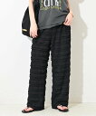SLOBE IENA 《予約》フリルカットパンツ スローブ イエナ パンツ その他のパンツ ブラック ホワイト【送料無料】