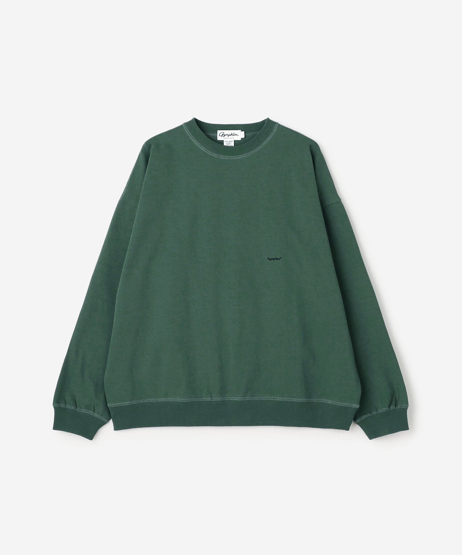 Bshop Gymphlex ｜ クルーネック 長袖Tシャツ MEN ビショップ トップス カットソー・Tシャツ グリーン ブルー グレー
