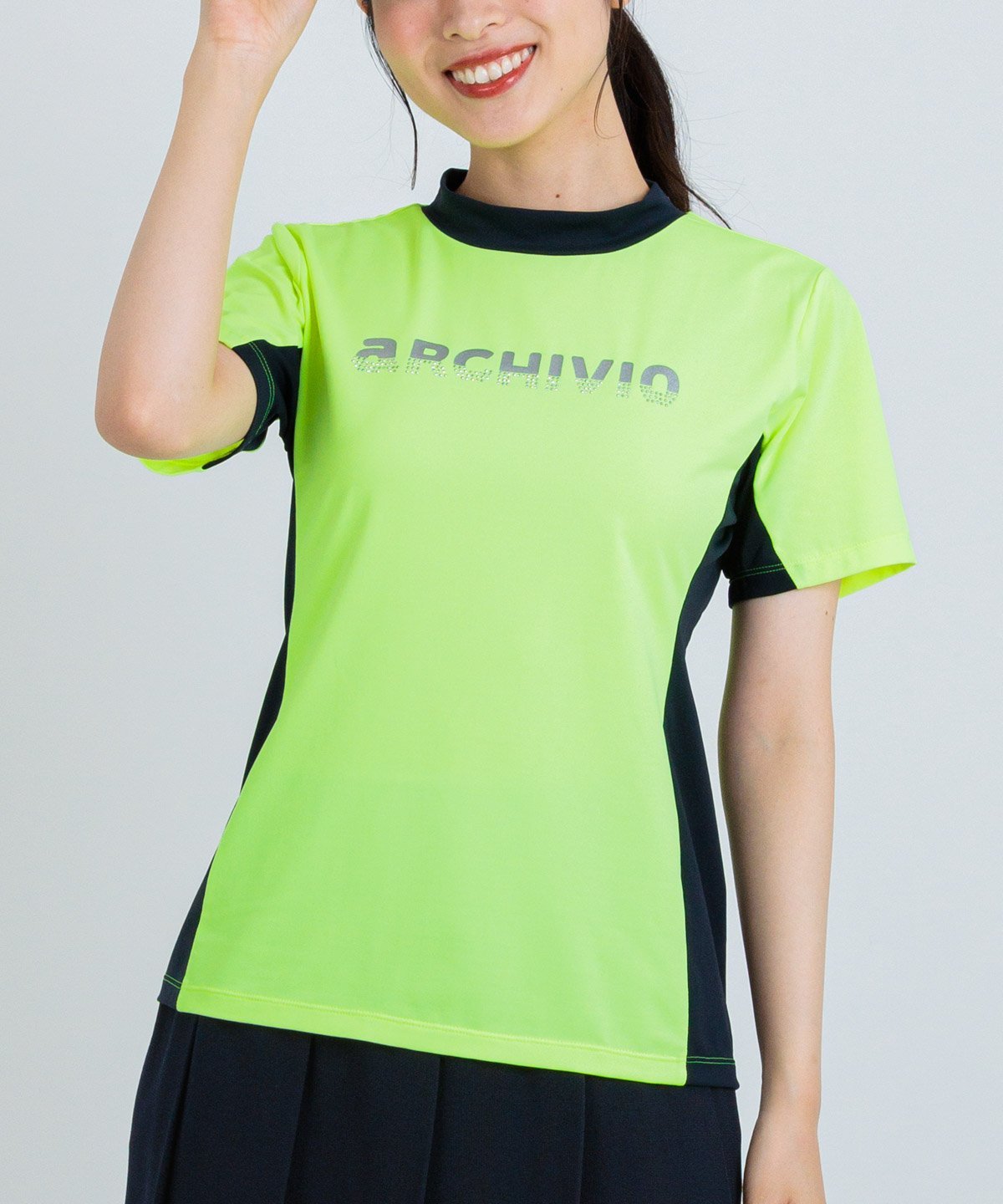 【アルチビオ公式】UV速乾サイド配色プルオーバー アルチビオ トップス カットソー・Tシャツ オレンジ イエロー ホワイト ブラック