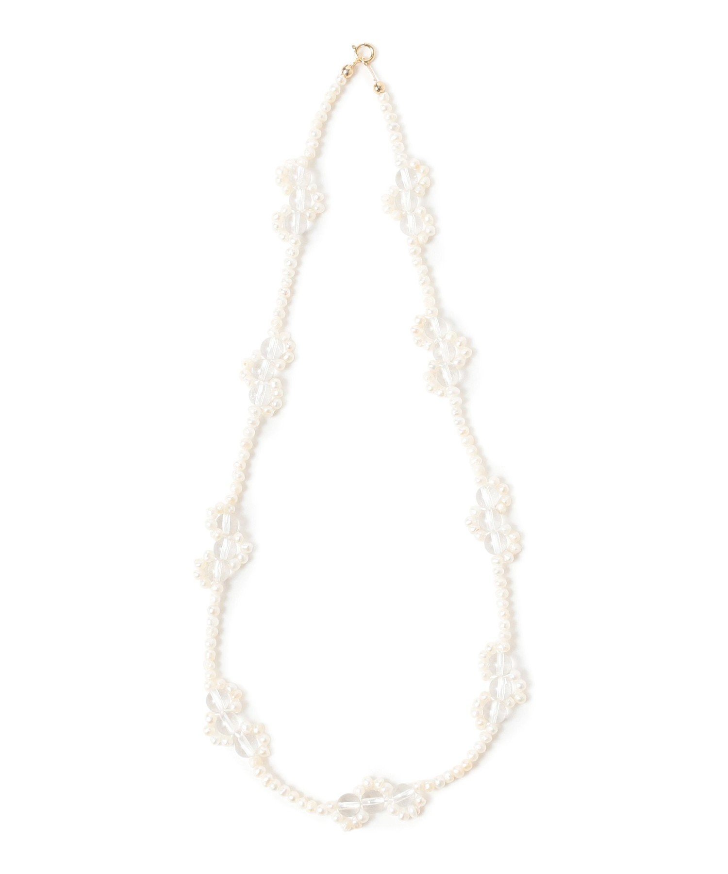 Demi-Luxe BEAMS jour couture / winding.04 ネックレス デミルクス ビームス アクセサリー・腕時計 その他のアクセサリー・腕時計 ホワイト【送料無料】