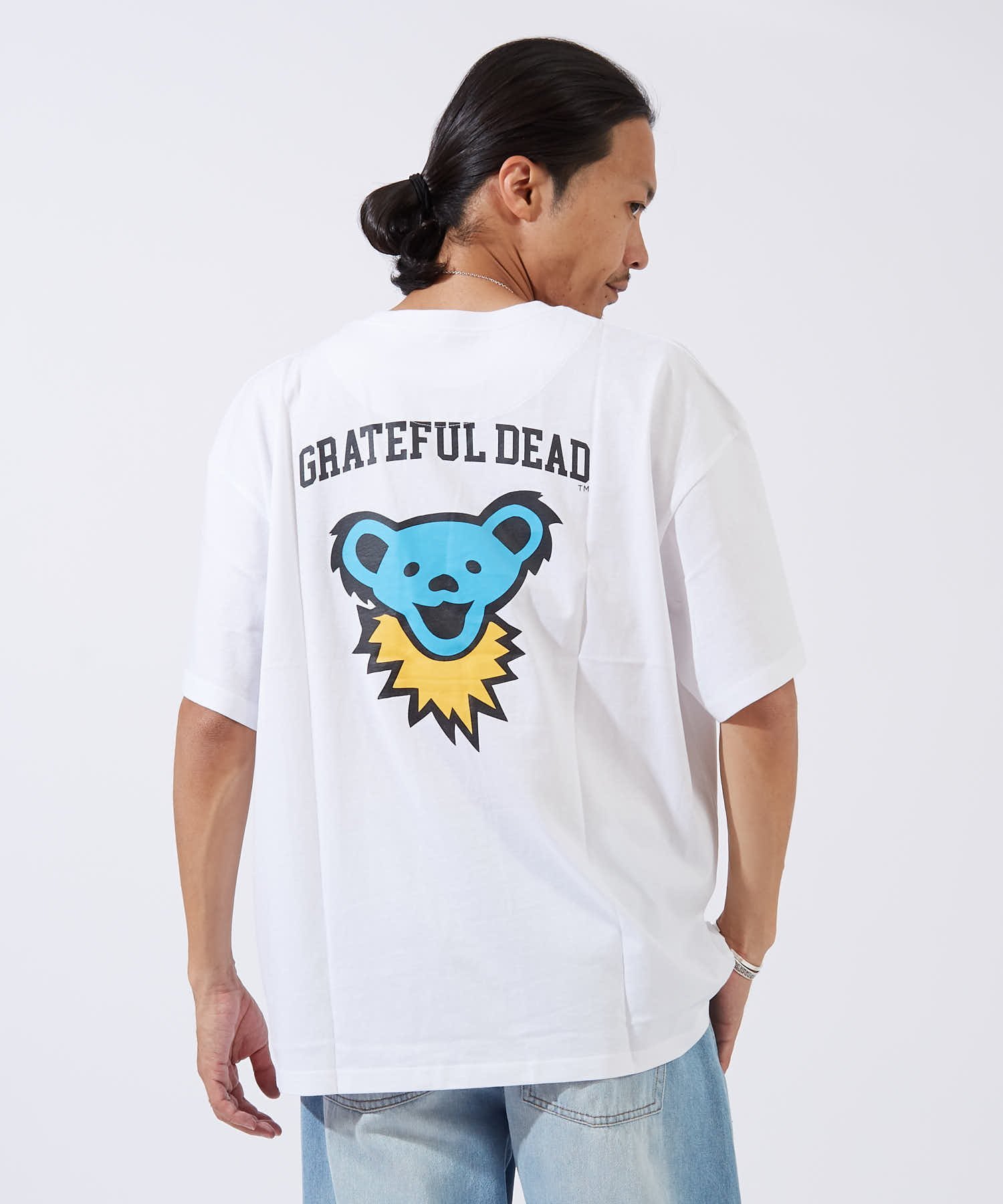 improves GRATEFUL DEAD オーバーサイズ 半袖Tシャツ インプローブス トップス カットソー・Tシャツ オレンジ グレー ホワイト