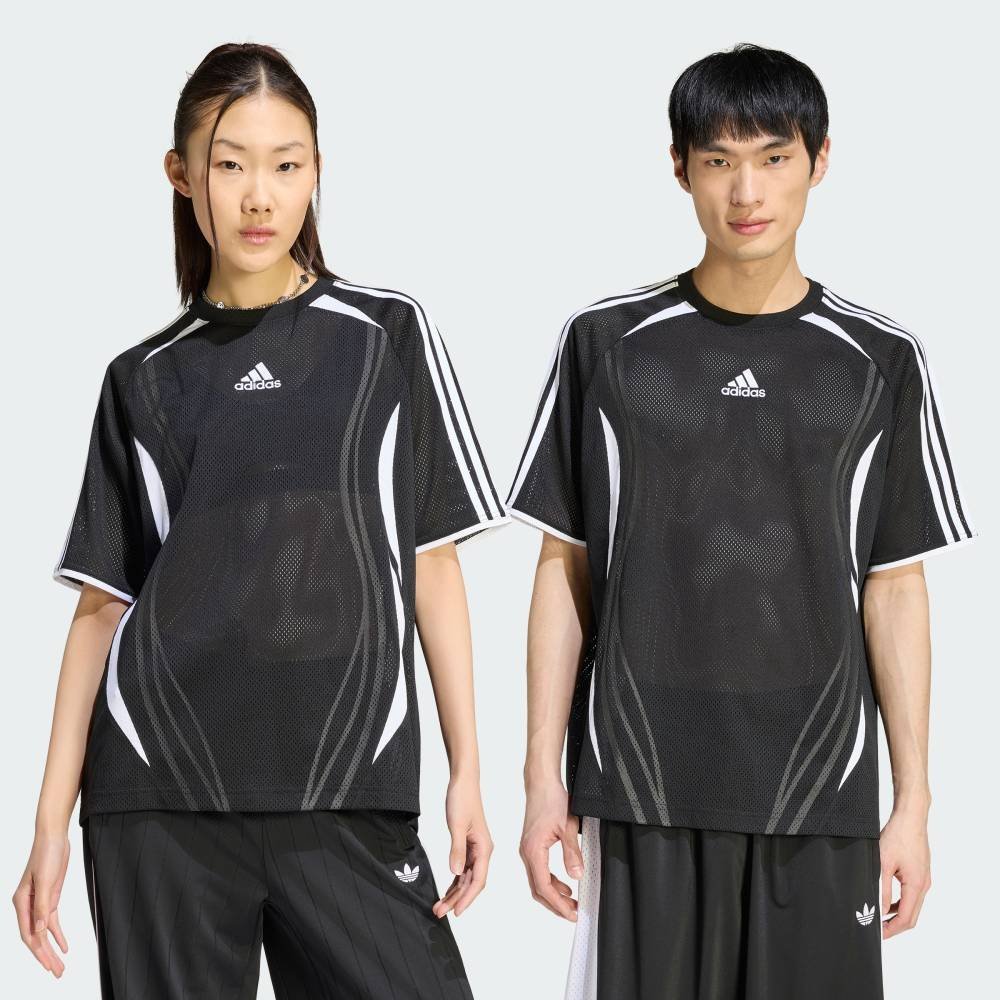 adidas 【公式】アディダス adidas 返品可 チームガイスト メッシュジャージ アディダス トップス カットソー・Tシャツ ブラック【送料無料】