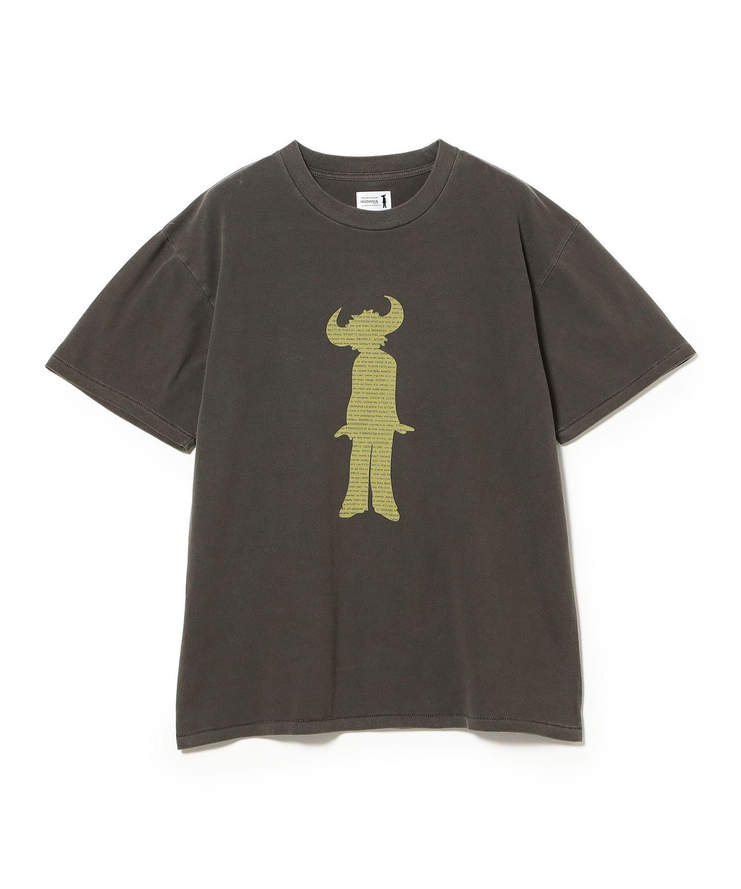International Gallery BEAMS Insonnia Projects / JAMIROQUAI Buffalo Man グラフィック Tシャツ ビームス メン トップス カットソー・Tシャツ ブラック ホワイト