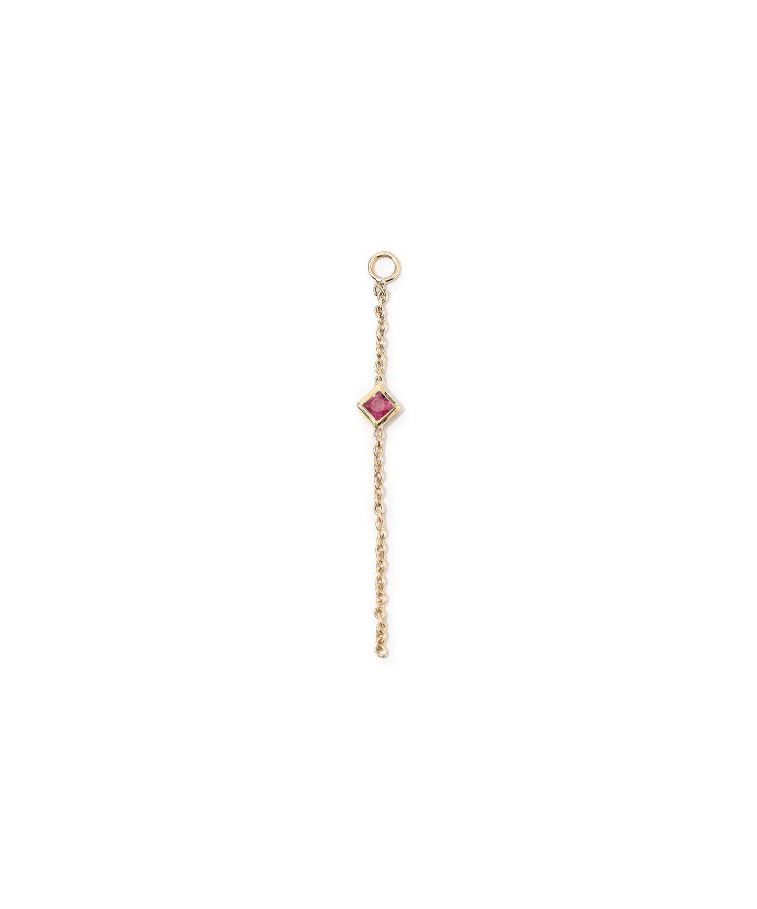 TOMORROWLAND GOODS Metier Single Princess Gems 片耳ピアスチャーム トゥモローランド アクセサリー・腕時計 その他のアクセサリー・腕時計 ピンク