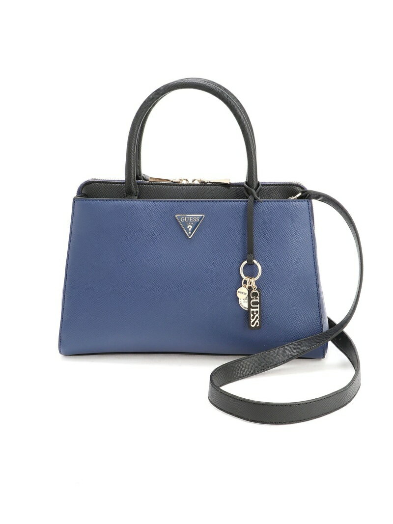 【SALE／50%OFF】GUESS (W)YNES Girlfriend Satchel ゲス バッグ トートバッグ ネイビー ピンク ブラック【送料無料】