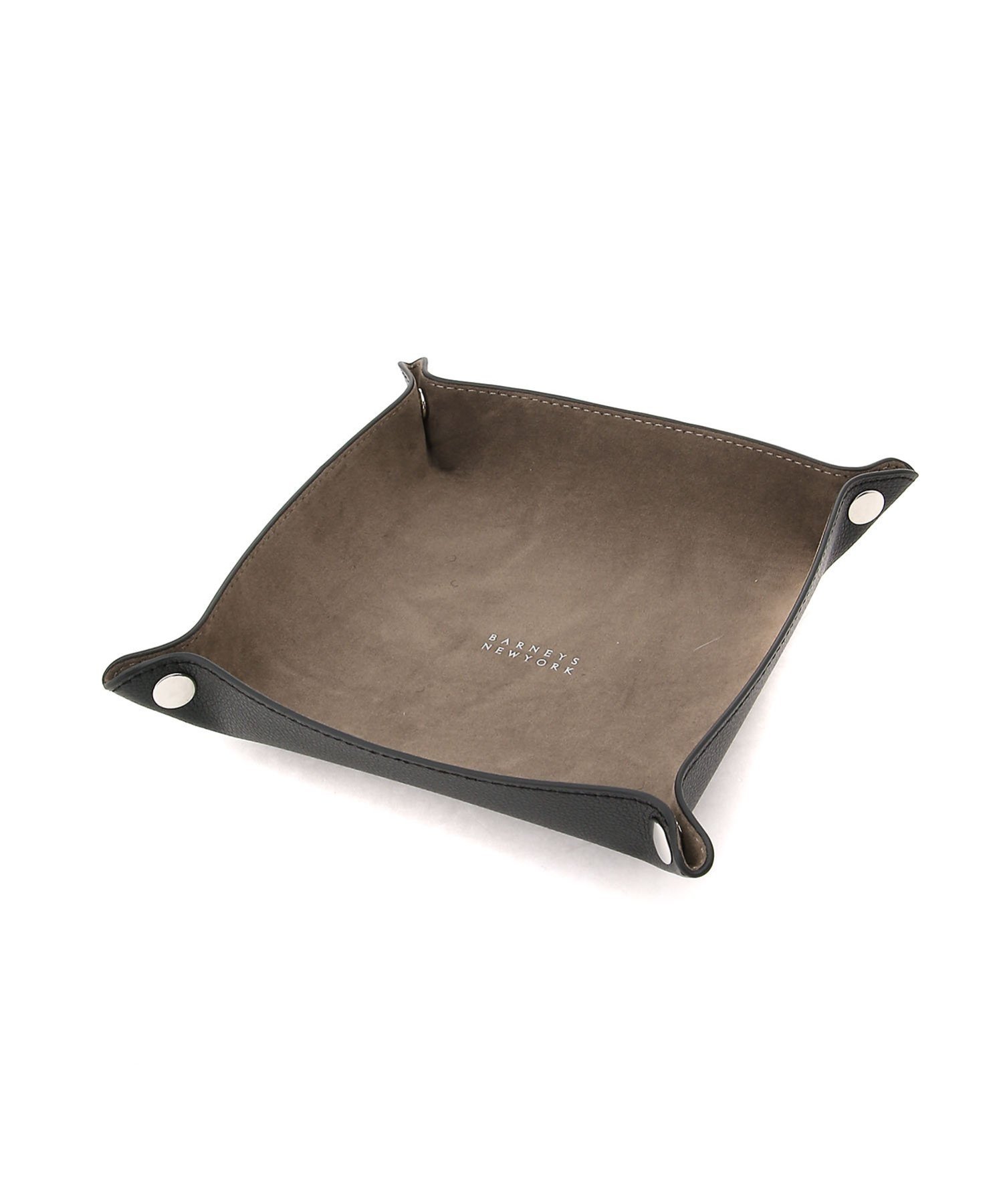 BARNEYS NEW YORK (U)レザートレイ バーニーズ　ニューヨーク インテリア・生活雑貨 収納用品・棚・ラック ブラック ネイビー レッド【送料無料】のサムネイル