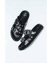 TOGA VIRILIS Buckle sandals トーガ シューズ・靴 サンダル ブラック【送料無料】