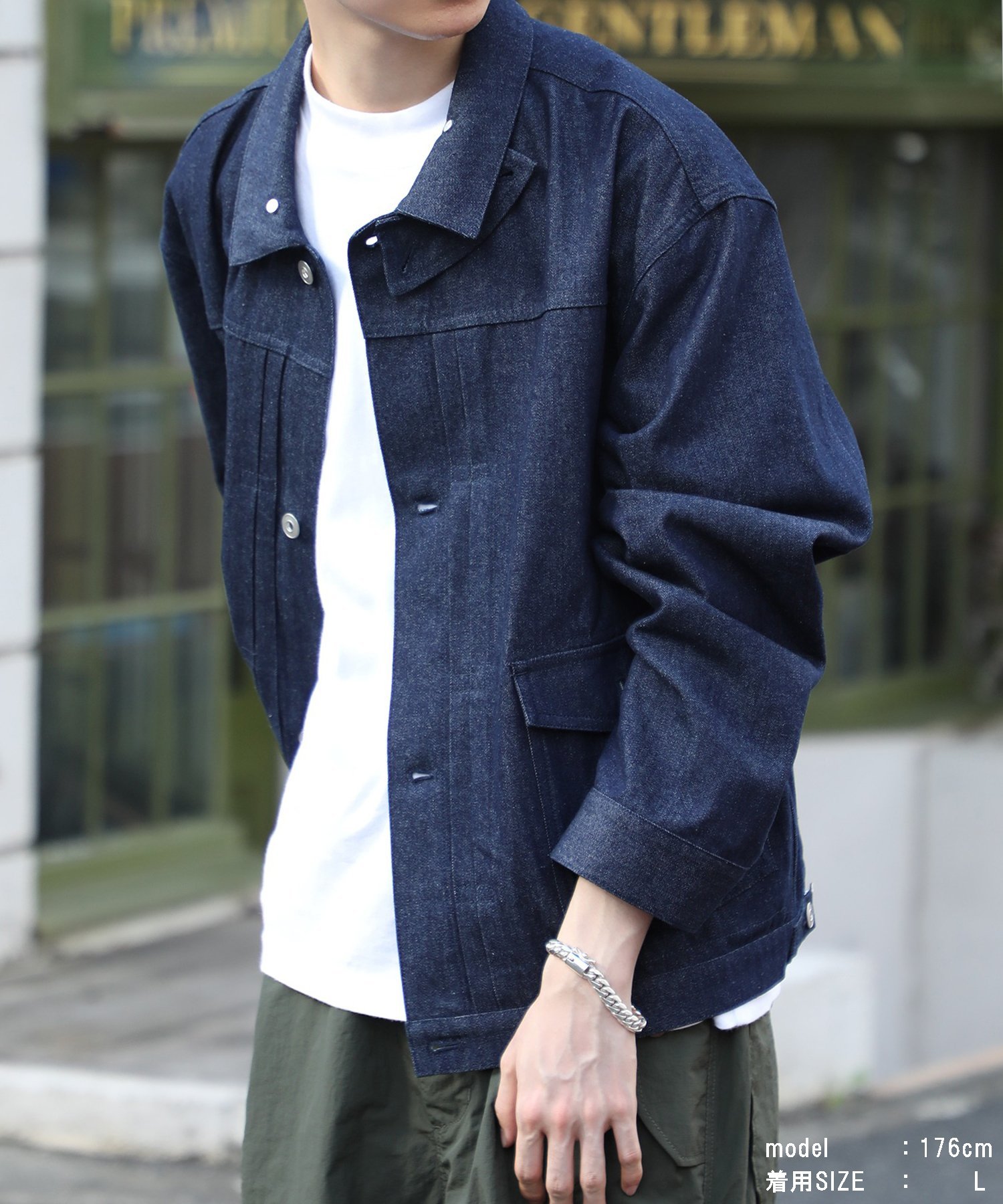 楽天市場】21ss frayed logos denim trucker jacketの通販 楽天市場】21ss frayed logos denim trucker jacketの通販
