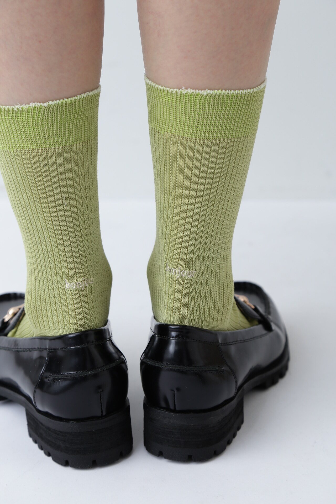 human woman ◆bonjourソックス ヒューマン ウーマン 靴下・レッグウェア 靴下 ネイビー ホワイト グリーン