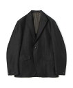 【SALE/40%OFF】TOMORROWLAND MEN リネンキュプラ シューティングジャケット トゥモローランド ジャケット・アウター テーラードジャケット・ブレザー ブラック ブラウン【送料無料】