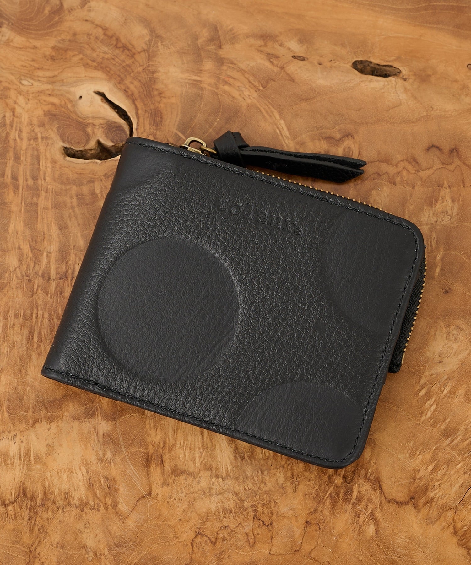 toleur toleur/ランダムドット二つ折りウォレット 12024 セットアップセブン 財布・ポーチ・ケース 財布 ホワイト ブラウン イエロー ブラック【送料無料】