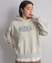 【SALE/30%OFF】UNITED ARROWS green label relaxing 【WEB限定】<at ease>ロゴ プリント フーディ ユナイ...