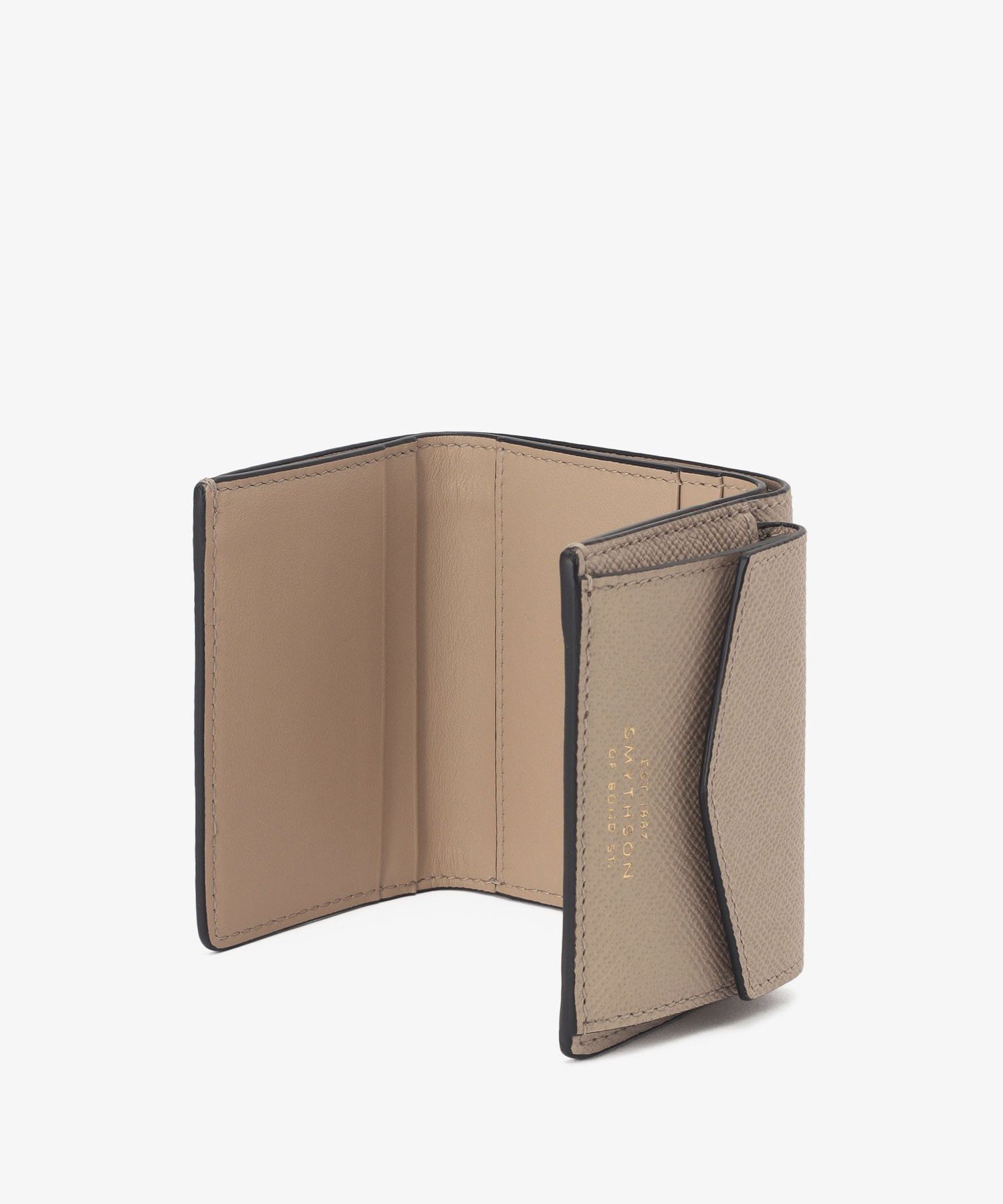 SMYTHSON 【日本限定】Panama Small Trifold Purse スマイソン 財布・ポーチ・ケース 財布 ベージュ【送料無料】