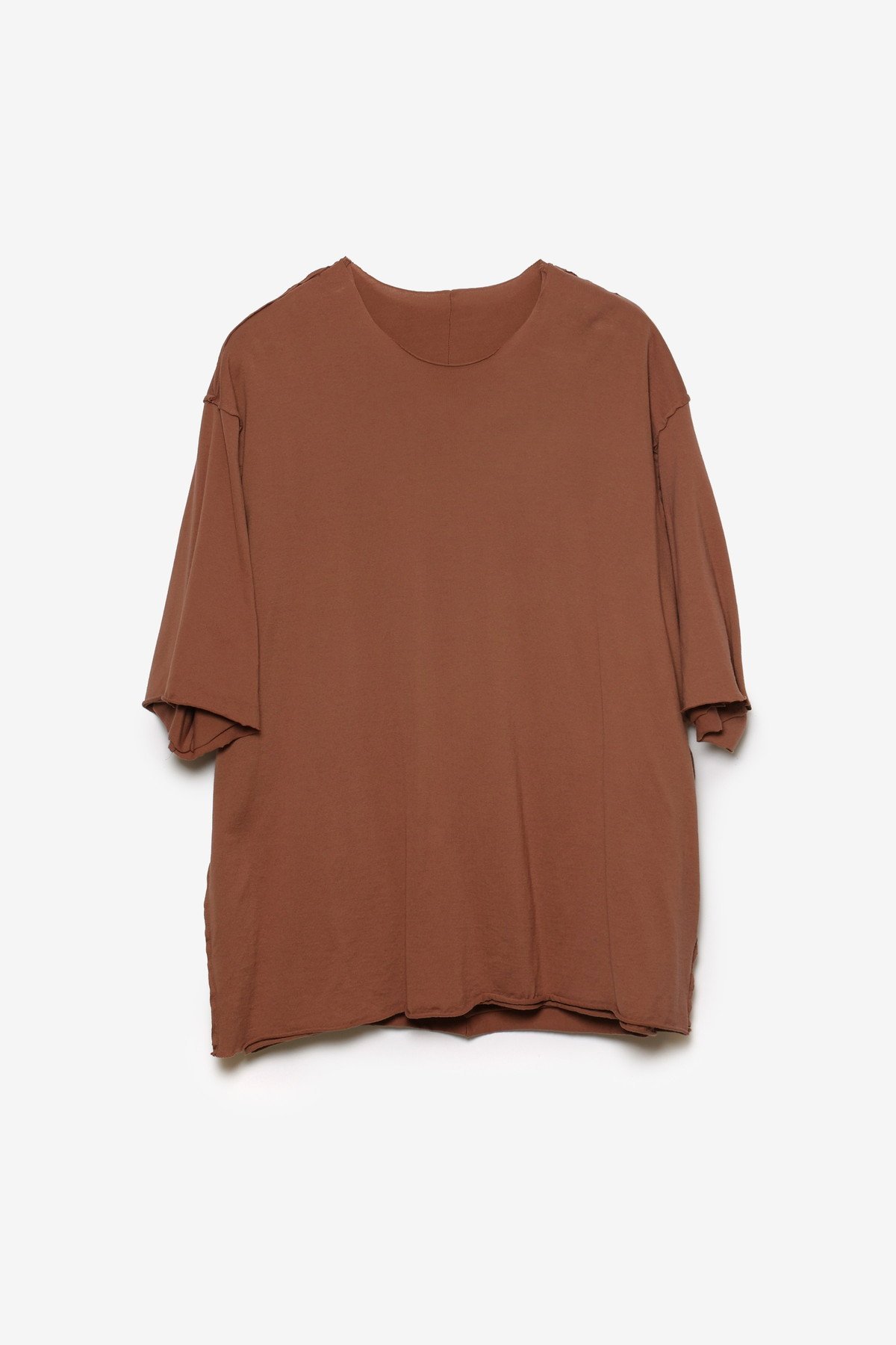 ATTACHMENT ピマコットンジャージー オーバーサイズレイヤードS/S Tシャツ アタッチメント トップス カットソー・Tシャツ グレー ブラック ブラウン ホワイト カーキグリーン【送料無料】