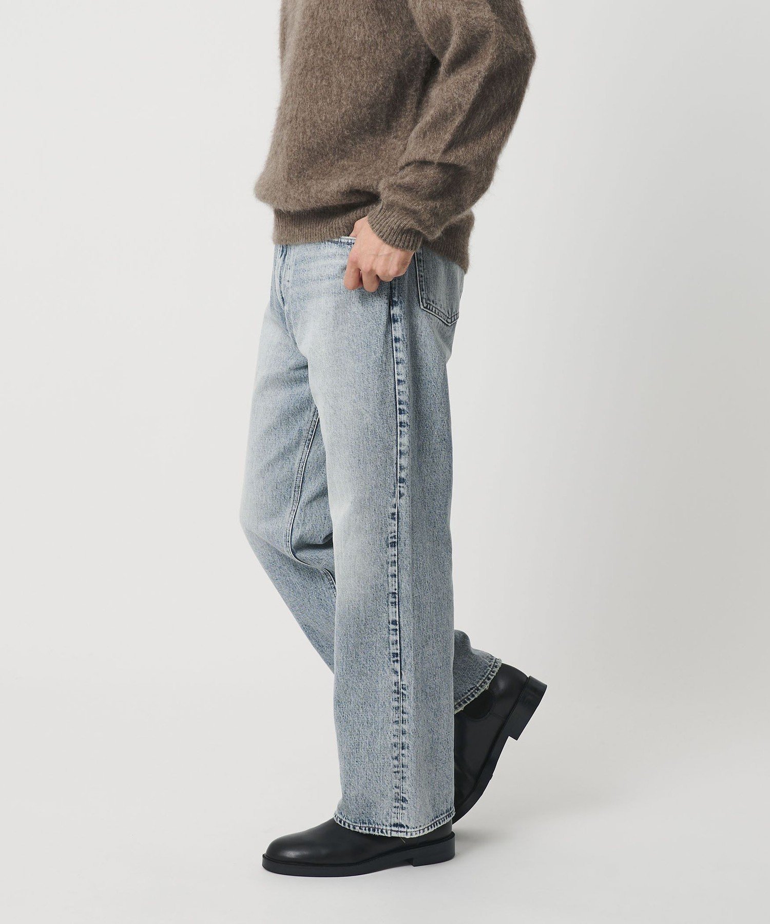 ハイフェード ニュアンス フレア 5P デニムパンツ NO.7 ユナイテッドアローズ アウトレット パンツ その他のパンツ グレー