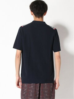 Stirpe Knit Polo 11-02-0402-048: Navy Stirpe Knit Polo 11-02-0402-048: Navy