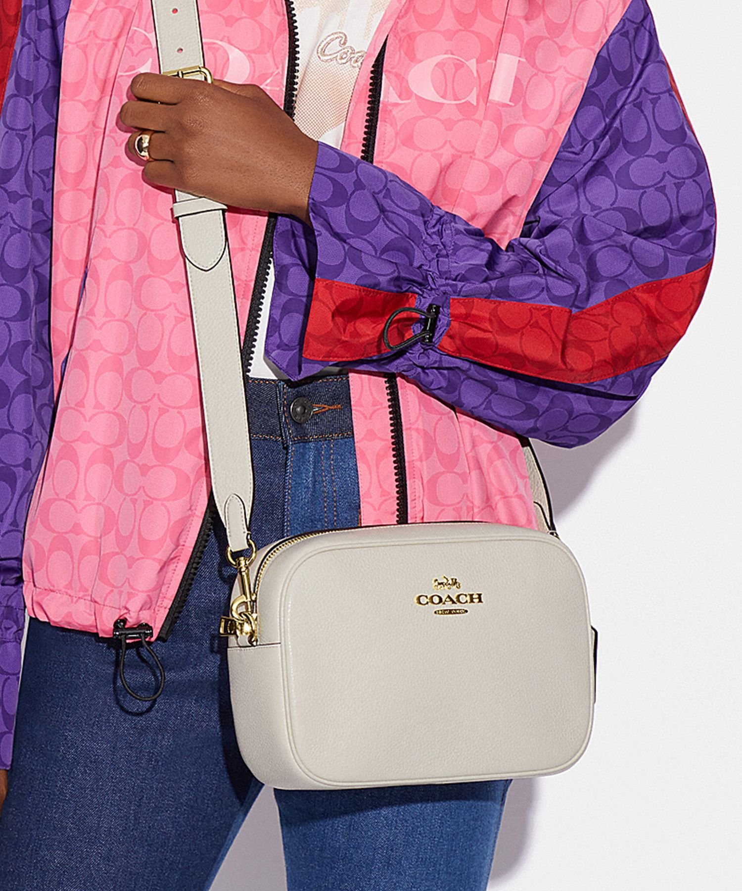 【SALE／70%OFF】COACH OUTLET 【公式】ジェイミー カメラ バッグ コーチ　アウトレット バッグ ショルダーバッグ ホワイト【送料無料】のサムネイル