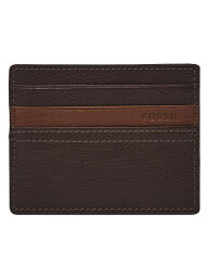 FOSSIL Kieran Card Case SML1862202 フォッシル 財布・ポーチ・ケース 名刺入れ・カードケース ブラウン【送料無料】