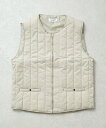 【SALE/70%OFF】NANO universe 中綿ポケッタブルベスト ナノユニバース トップス ベスト・ジレ ベージュ レッド ブラック【送料無料】