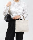 【SALE/34%OFF】UNITED BASE UNITED BASE/ミニツイードバッグ ユナイテッド ベース バッグ トートバッグ ホワイト ネイビー ピ...