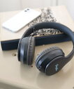BAYFLOW BFワイヤレスヘッドフォン ベイフロー スマホグッズ・オーディオ機器 イヤホン・イヤホンケース・ヘッドフォン ベージュ グレー