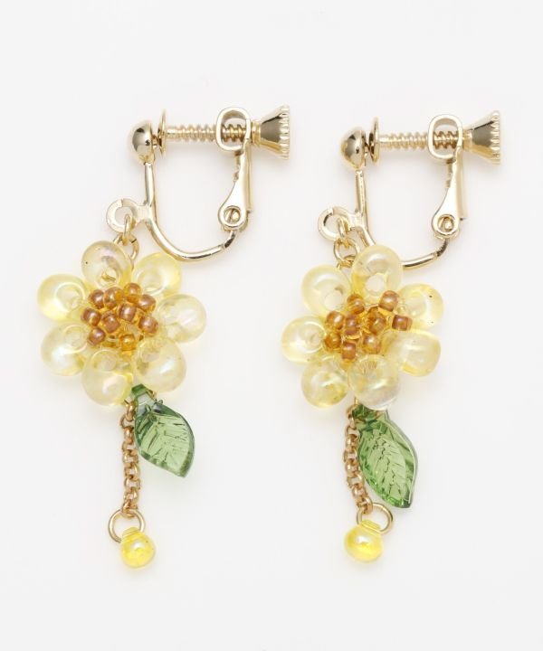 カヤ 【カヤ】優花イヤリング アミナコレクション アクセサリー・腕時計 イヤリング・イヤーカフ レッド