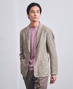 【SALE/50%OFF】UNITED ARROWS ジャガードストライプ シングル2ボタン テーラードジャケット T-MODEL ユナイテッドアローズ ジャケット・アウター テーラードジャケット・ブレザー ベージュ【送料無料】