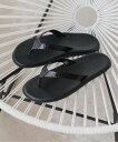 EDIFICE 《予約》ISLAND SLIPPER(アイランドスリッパ) 別注クロコ ナローストラップサンダル エディフィス シューズ・靴 サンダル ブラック...