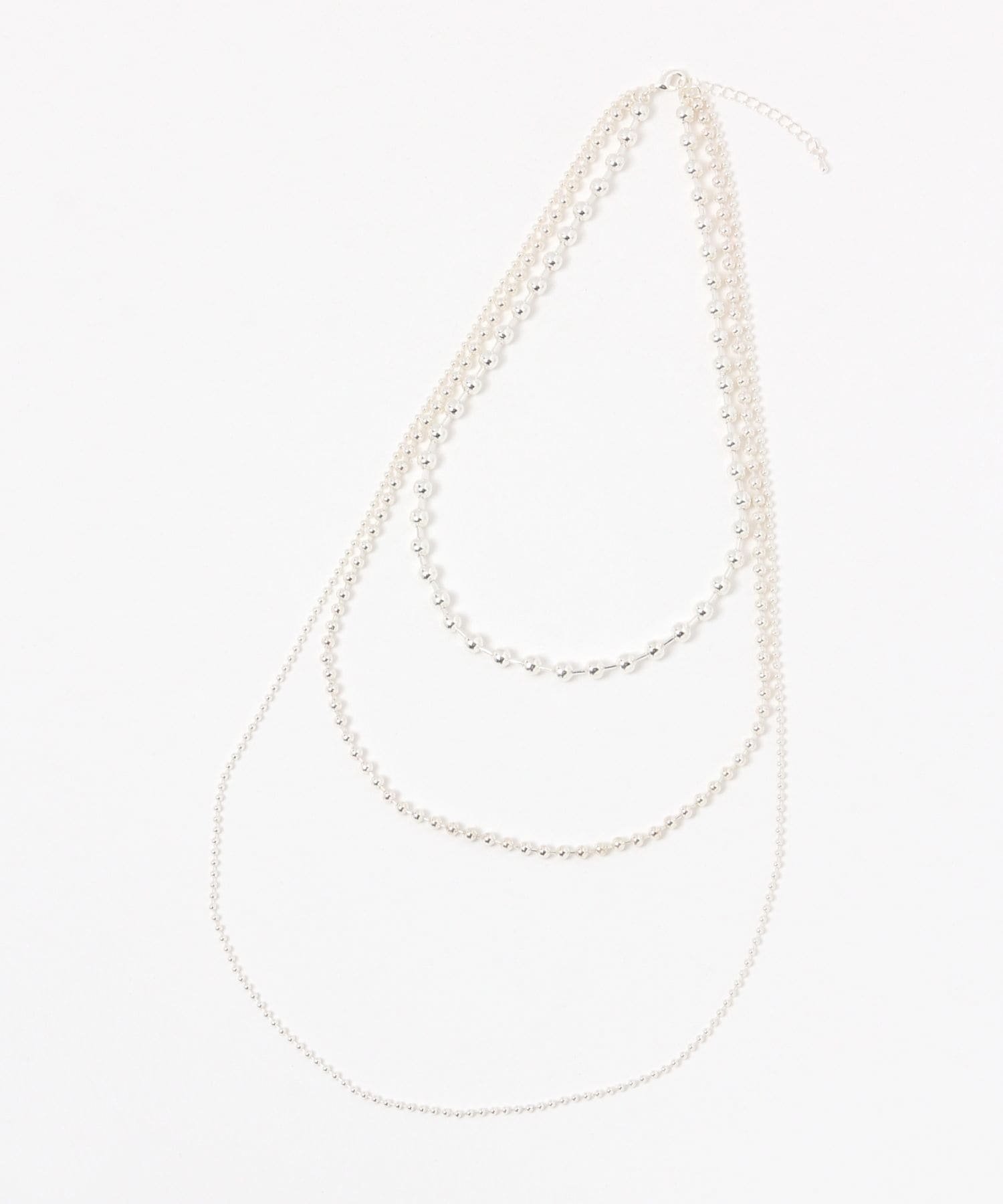 GLOBAL WORK アソート三連ネックレス/495430 グローバルワーク アクセサリー・腕時計 ネックレス シルバー ゴールド stylife-15142704 Rakuten Fashion サンプル画像3