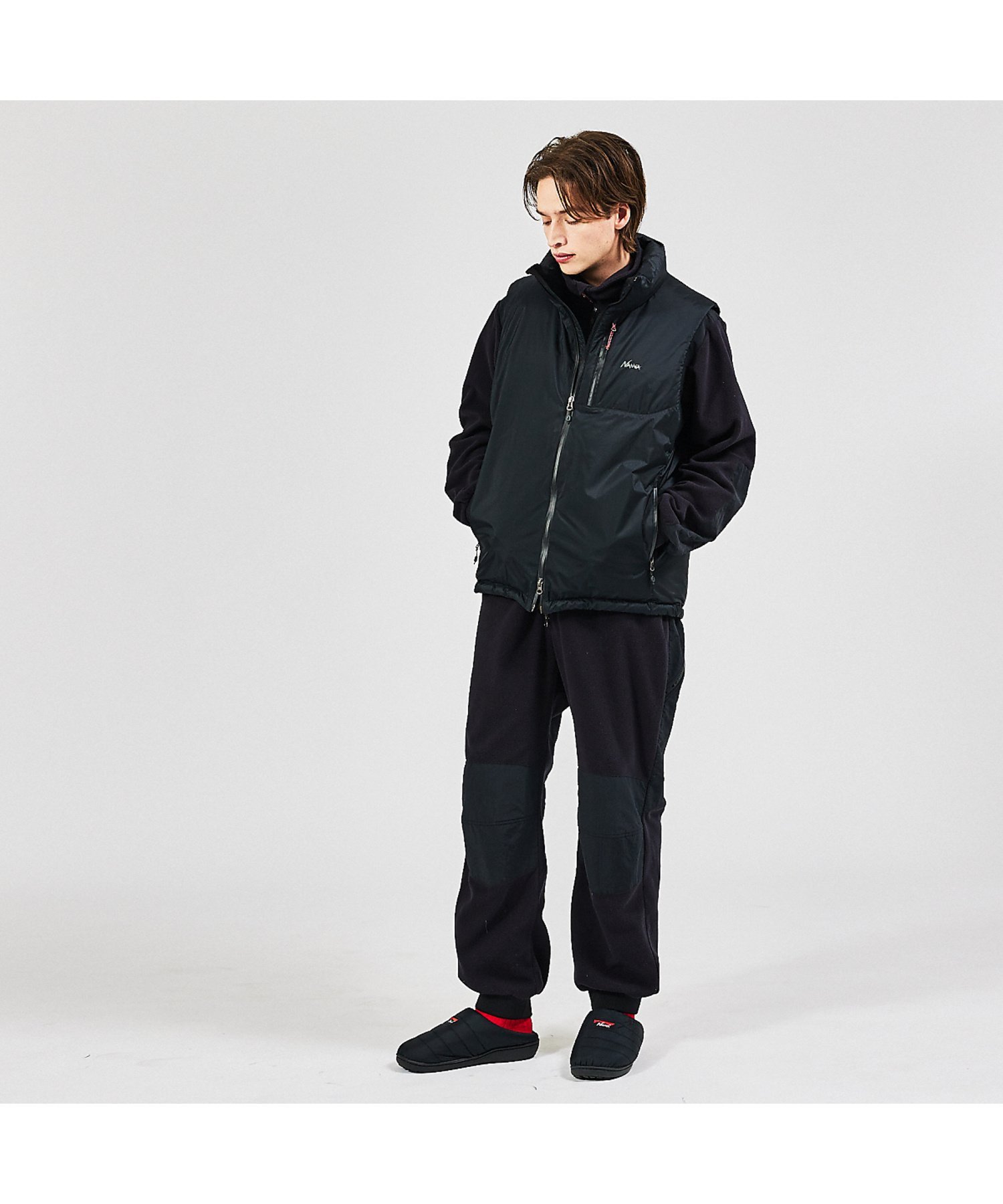 ABAHOUSE LASTWORD 【NANGA/ナンガ】 AURORA TEX STAND COLLAR DOWN アバハウス ジャケット・アウター ダウンジャケット・ダウンベスト ブラック【送料無料】