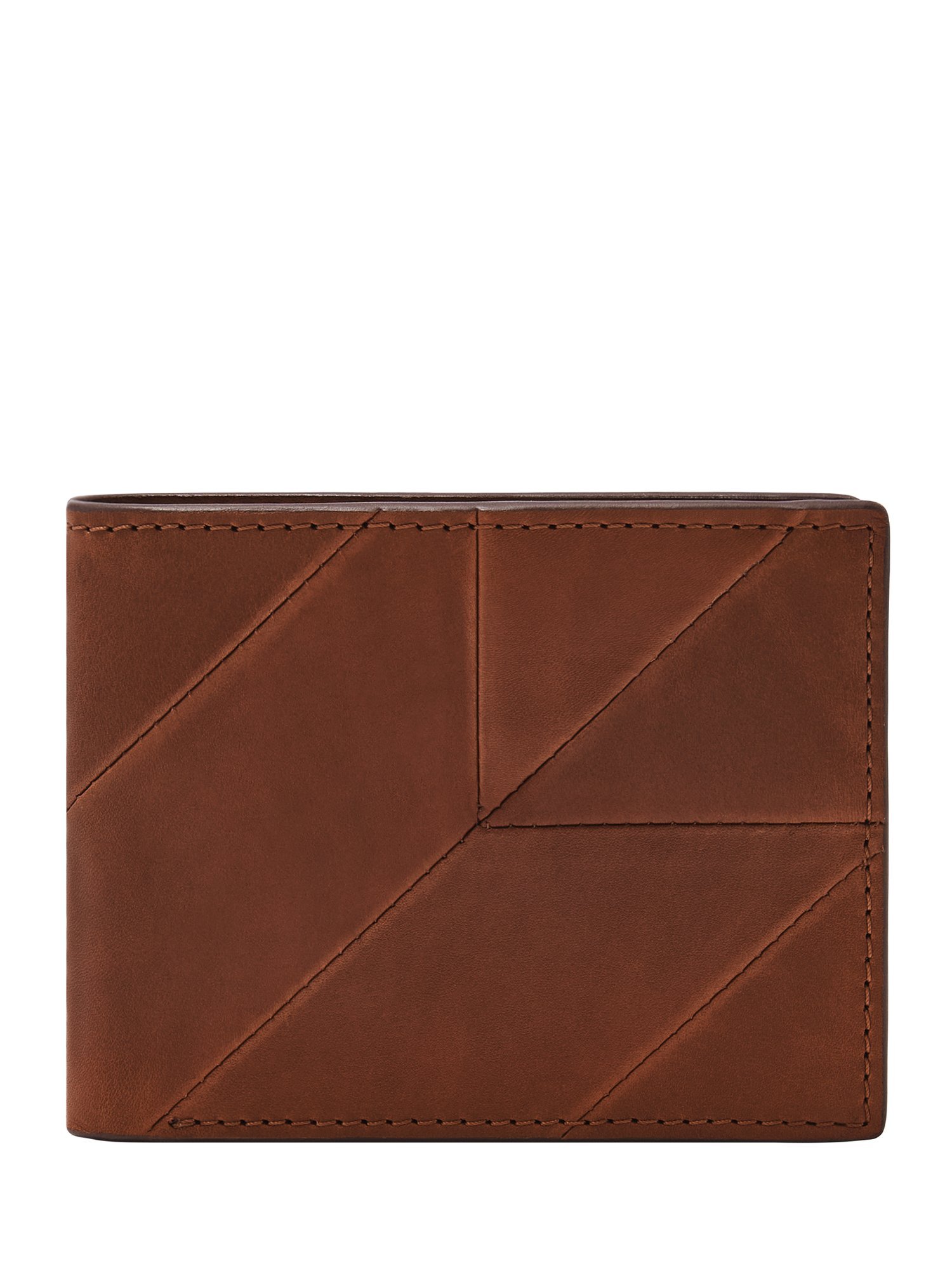 U, 吉 - FOSSIL フォッシル 二つ折り財布 メンズ レザー ブラウン ML4742194 フォッシル 財布・ポーチ・ケース 財布 ブラウン【送料無料】