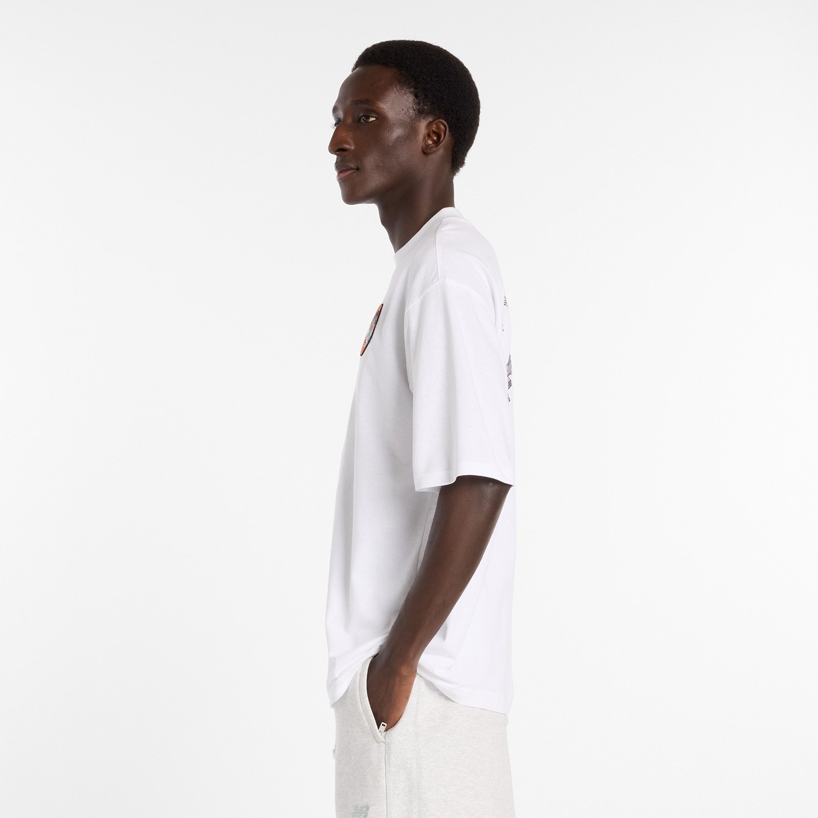 Ghica スポーツステーション オーバーサイズドTシャツ ニューバランス トップス カットソー・Tシャツ