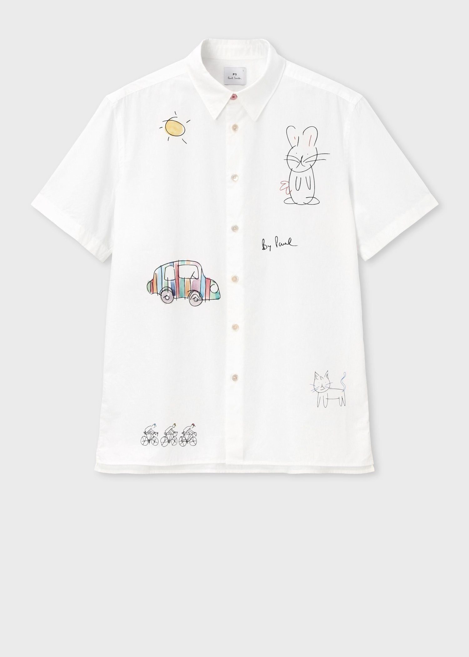 PS Paul Smith Drawn by Paul ドゥードゥル 半袖シャツ ポール・スミス トップス ...