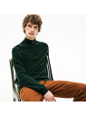 【SALE/40%OFF】LACOSTE ハーフジップソリッドリブニットセーター ラコステ ニット 長袖ニット【送料無料】