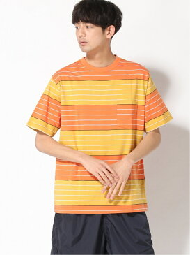 【SALE/50%OFF】BEAMS MEN BEAMS PLUS / マルチ ポケット ボーダーTシャツ ビームス メン カットソー Tシャツ ブラウン ネイビー オレンジ