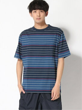 【SALE/50%OFF】BEAMS MEN BEAMS PLUS / マルチ ポケット ボーダーTシャツ ビームス メン カットソー Tシャツ ブラウン ネイビー オレンジ