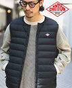 B:MING by BEAMS 【定番人気！】DANTON / インナーダウン ベスト ダントン アウター 23AW danton パッカブル アウトドア 旅行 通勤 通学 ビーミング ライフストア バイ ビームス トップス ベスト ジレ ブラック カーキ【送料無料】