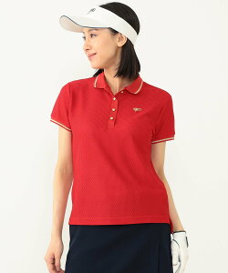 BEAMS GOLF PURPLE LABEL BEAMS GOLF PURPLE LABEL / メッシュ 半袖 ポロシャツ ビームス ゴルフ トップス スウェット・トレーナー レッド ホワイト ネイビー【送料無料】