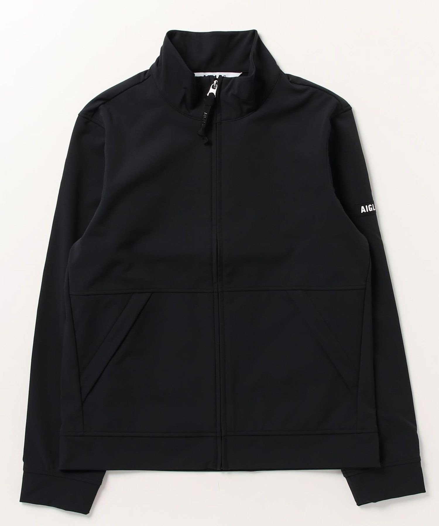 【SALE／50%OFF】AIGLE ソフトシェル スタンドジップアップ ジャケット エーグル ジャケット・アウター ナイロンジャケット ブラック ネイビー【送料無料】