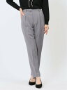【SALE/50%OFF】m.f.editorial ストレッチウォッシャブル テーパードパンツ ライトグレー(セットアップ可能) タカキュー スーツ・フォーマ...