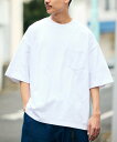【SALE/31%OFF】FREAK'S STORE 9オンス Heavyweight ビッグシルエット クルーネック ポケットTシャツ/ヘビーウェイト 【限定...