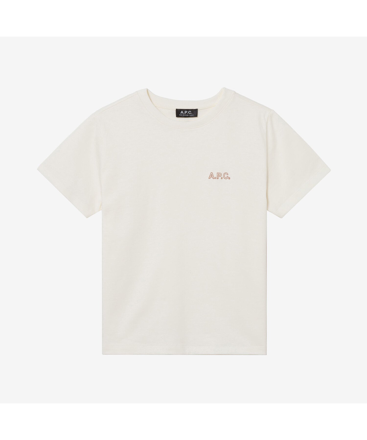 A.P.C. ニュー Outline Tシャツ アー・ぺー・セー トップス カットソー・Tシャツ ホワイト【送料無料】
