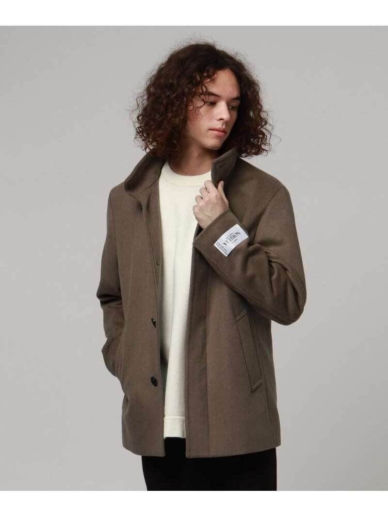 tk.TAKEO KIKUCHI 【S~3L】NOBILIAメルトンスタンドブルゾン ティーケータケオキクチ ジャケット・アウター ブルゾン・ジャンパー ベージュ ネイビー グレー【送料無料】のサムネイル