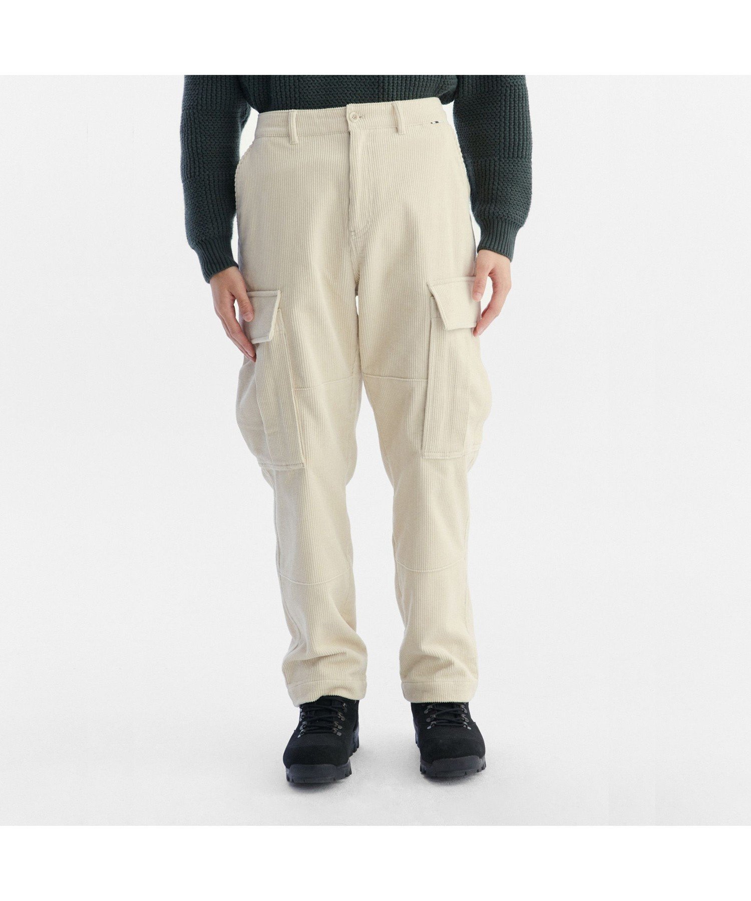 【SALE／50%OFF】AIGLE ベロアカーゴパンツ エーグル パンツ カーゴパンツ ホワイト【送料無料】